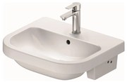 Duravit 24035500002 - Lavoar încastrat D-CODE 55 x 45,5 cm, ceramică, alb lucios