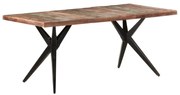 vidaXL Masă de bucătărie, 180x90x76 cm, lemn masiv reciclat