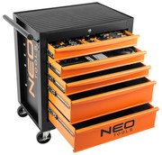 Cărucior atelier, 5 sertare + 117 unelte 84-214-6