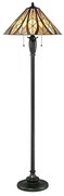 Elstead QZ-VICTORY-FL - Lampadar Tiffany VICTORY 2xE27/60W/230V