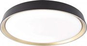 Plafonieră LED dimmabilă ILVI LED/45W/230V 2700-6500K Ø 50 cm negru/alamă + telecomandă inclusă