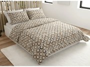 Lenjerie de pat din microfibra CIRELLO maro-gri Dimensiune lenjerie de pat: 70 x 90 cm | 140 x 200 cm