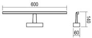 Redo 01-1671 - Iluminare LED pentru oglindă de baie NEPTUNE LED/12W/230V IP44