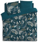 Set lenjerie de pat bumbac PAON, motiv paun, 240x220 cm