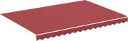 vidaXL Pânză de rezervă pentru copertină, roșu vișiniu, 3,5x2,5 m