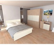 Dormitor Milano cu Pat Sonoma 160x200 cm