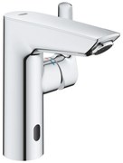 Baterie lavoar electronica Grohe Eurosmart,2 in 1 hybrid, 6 V, cu maner aparent, crom - 23975003