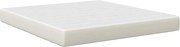 vidaXL Saltea de pat cu saltea Crem 180 x 200 cm țesătură