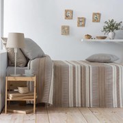 Cuvertură de pat TOSCANA, culoarea cafelei pat dublu