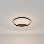 Plafoniera LED design modern Rim negru 60cm, 3000K
