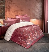 Lenjerie de pat dubla, Vina - Claret Red, Cotton Box, Bumbac Ranforce