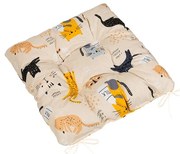 Bellatex Perna Adéla matlasată Pisică galbenă, 40x 40 cm