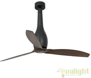 Ventilator cu telecomanda ETERFAN negru mat/ lemn 32004