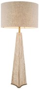 Veioza, Lampa de masa LUX cu baza din travertin Benson