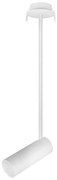 Spot directionabil, incastrabil tavan fals BRANDO alb, H-59cm