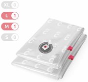 Saci de depozitare in vid 70 l + 120 l, transparenti