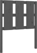 vidaXL Tăblie de pat, gri, 80,5x4x100 cm, lemn masiv de pin