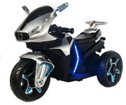 Motocicleta Electrica cu Acumulator Pentru Copii NOVOKIDS™ Shadow Motor, 2-6 ani, max 40 kg, Cu Sunete si Lumini LED, Trotineta Electrica, 3 Roti,