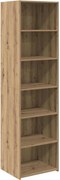 vidaXL Dulap Stejar Artizanal 50 x 41 x 185 cm Lemn compozit