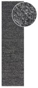 Covor tip traversă gri închis țesut manual din amestesc de lână 60x230 cm Minerals – Flair Rugs