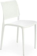 Scaun K514, alb, polipropilena, 42x55x79 cm