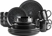 Mäser Set de veselă 16 piese FILIPPA – negru