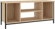 vidaXL Comodă TV, stejar sonoma, 102x35x45 cm, lemn prelucrat