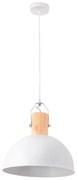 Lustra/Pendul metalic design modern minimalist MARGOT alb