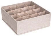 Organizator de sertare cu 16 compartimente Bigso Box of Sweden Drawer, bej