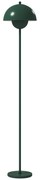 HOMCOM Lampă de Podea cu Abajur Semicircular și Întrerupător cu Pedală, Verde | Aosom Romania