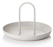 Tavă servire metalică Zone Singles, ø 20 cm, gri deschis