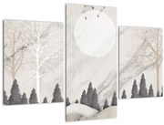 Tablou - Peisaj de iarnă (90x60 cm)