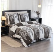 Lenjerie cocolino TIRSO gri-alb Dimensiune lenjerie de pat: 70 x 90 cm | 140 x 220 cm