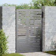 vidaXL Poartă de grădină, Poartă de grădină 85x100 cm design pătrat din oțel corten