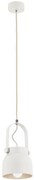Lustră pe cablu LOGAN 1xE27/15W/230V d. 14 cm alb Argon 8290
