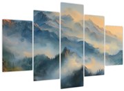 Tablou - Peisaj montan pictat (150x105 cm)