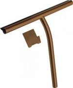 Racleta de apa, cu agatator, pentru cabine de dus, bronz, Deante Silia Bronz