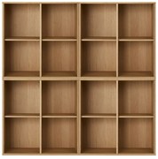 Bibliotecă în culoare naturală cu aspect de lemn de stejar suspendată 70x70 cm Mistral – Hammel Furniture