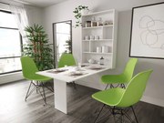 Masă de perete modernă Elvana (Alb). 1054131