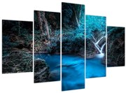 Tablou - Noaptea magică în pădurea tropicală (150x105 cm)