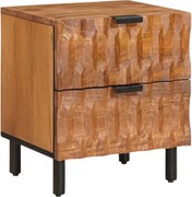 vidaXL Dulap de noapte Maro 40 x 33 x 46 cm Lemn de mango solid
