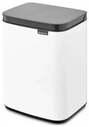 Cos de gunoi Brabantia Bo Small 1006621, 4 L, Deschidere lina si silentioasa, Baza antiderapanta, Alb