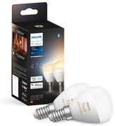 SET 2x bec LED dimabil Philips Hue WHITE AMBIANCE P45 E14/5,1W/230V