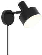 Nordlux - Aplica de perete MATIS 1xE27/15W/230V neagră