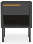 Noptieră Tenzo Switch, gri antracit