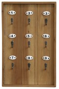 Suport pentru chei, din lemn, aspect rustic