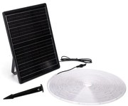 Bandă LED RGB solară dimabilă LED/20W/3,2V 20 m 2700K IP65 + telecomandă