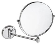 Oglindă cosmetică 23 x 28 cm, argintie