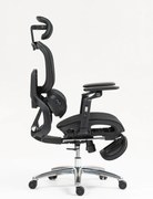 RESIGILAT- VIGOCHAIR ULTRA PRO Scaun ergonomic, spatar reglare verticala, suport lombar cu masaj si incalzire, sezut translatie, cotiere 6D, suport picioare, Full Mesh, Negru