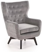 Fotoliu cu urechi Tais (gri). Promo -6%. 1008045